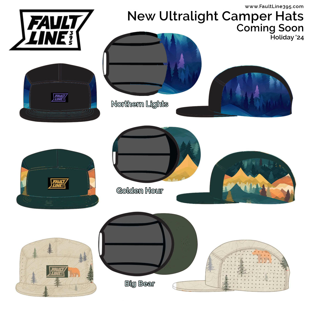 New Fault Line 395 Ultralight Camper Hats Coming Soon