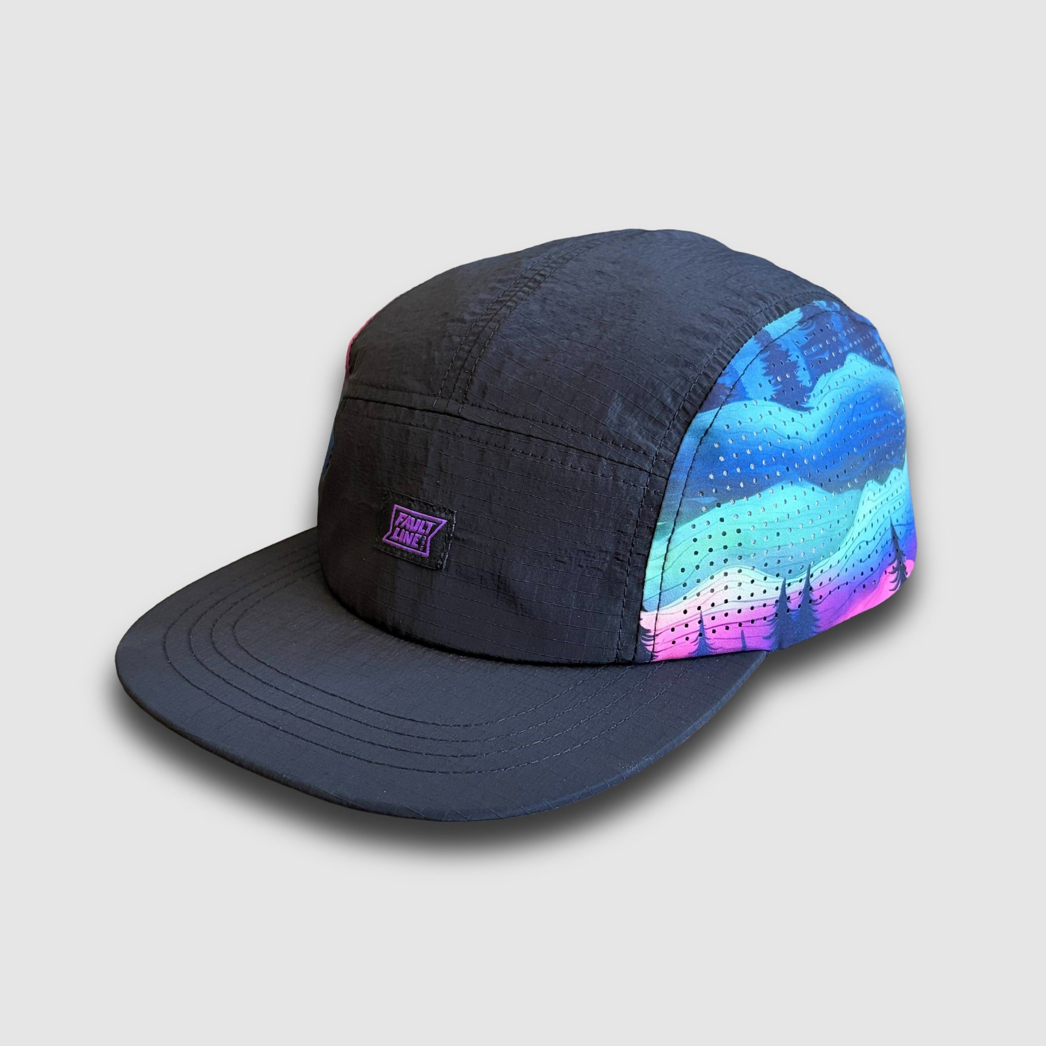 Bridgeport 5-Panel Camper Hat - Northern Lights | Faultline395