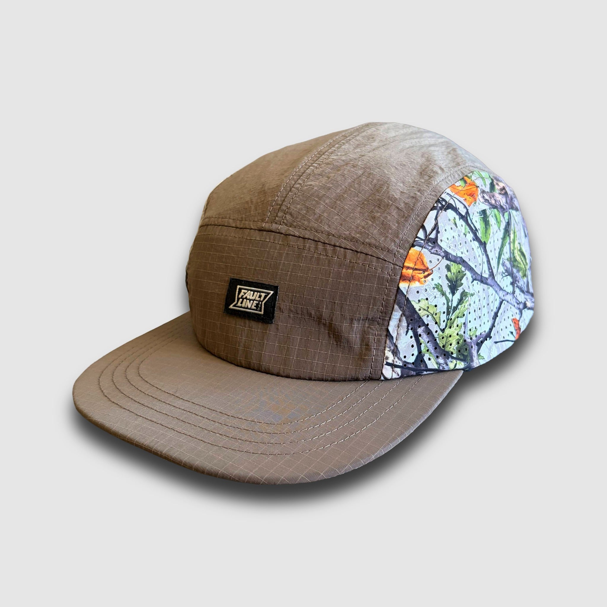 Bridgeport 5-Panel Camper Hat - Faux-Liage | Faultline395