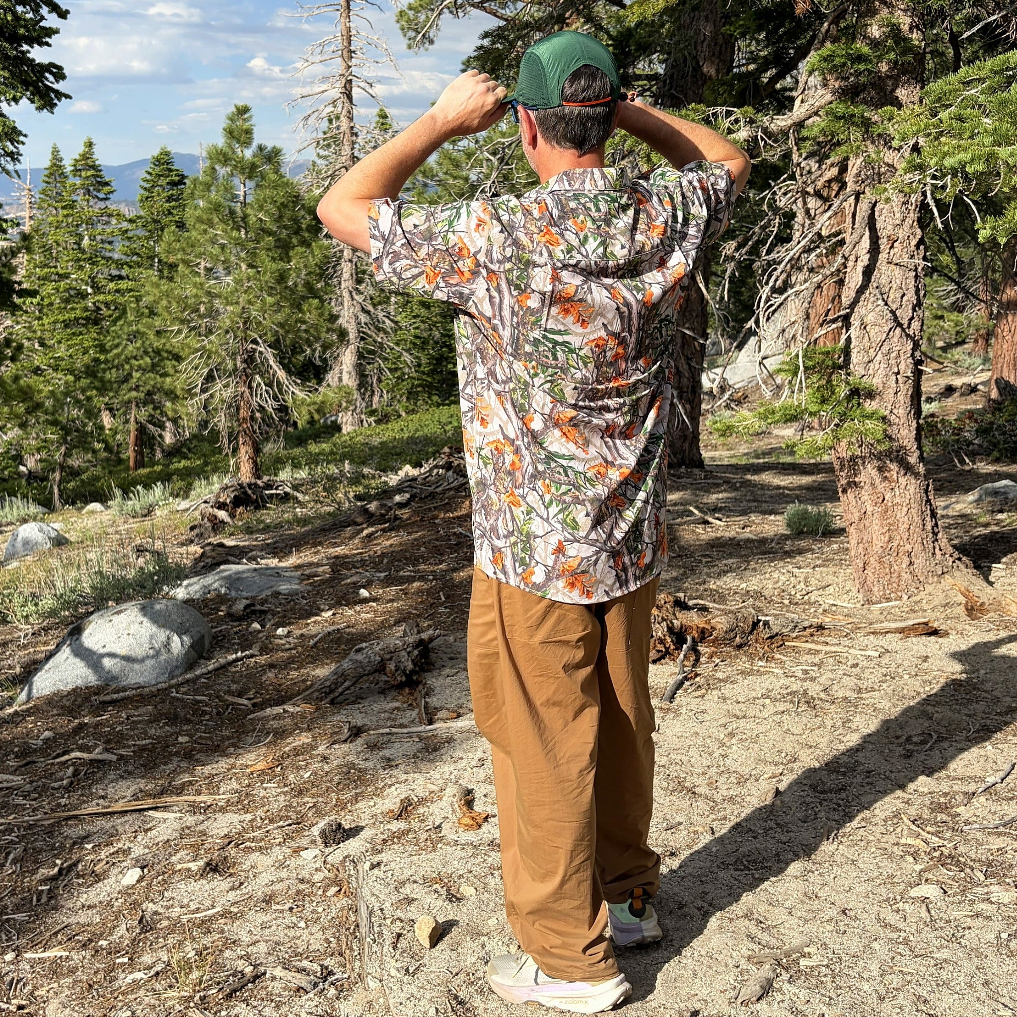 Crushable 5-Panel Camper Hat - Dark Green Ripstop
