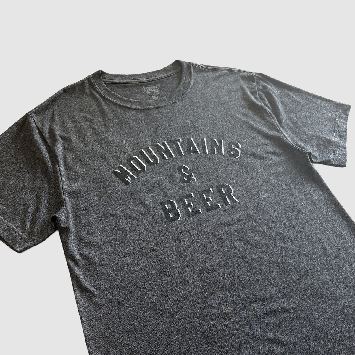 Mountains & Beer T-Shirt - Charcoal