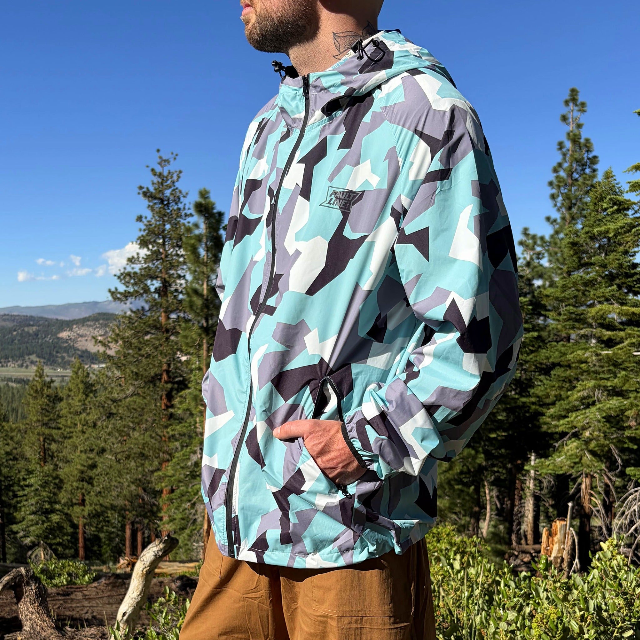 Sierra Shell Waterproof Jacket - Glacier