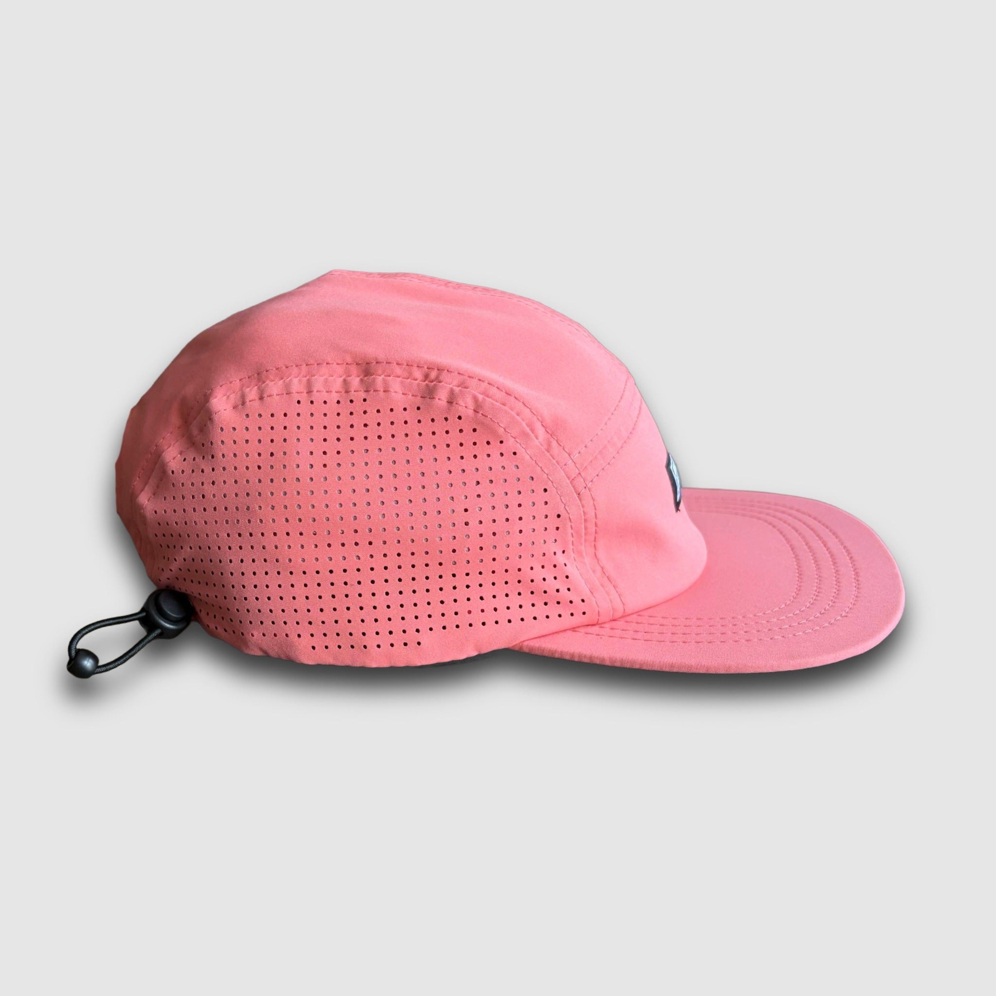 Crushable 5-Panel Camper Hat - Coral