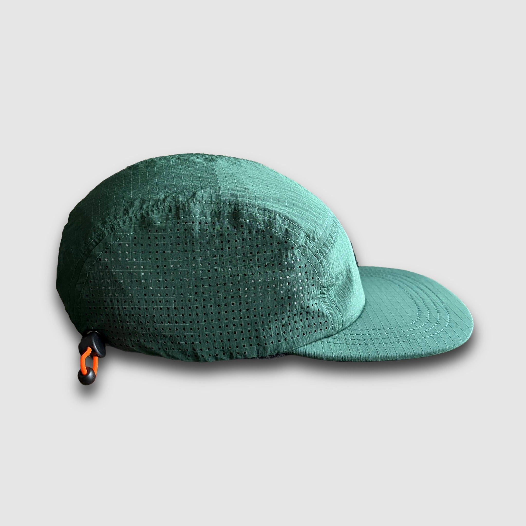Crushable 5-Panel Camper Hat - Dark Green Ripstop