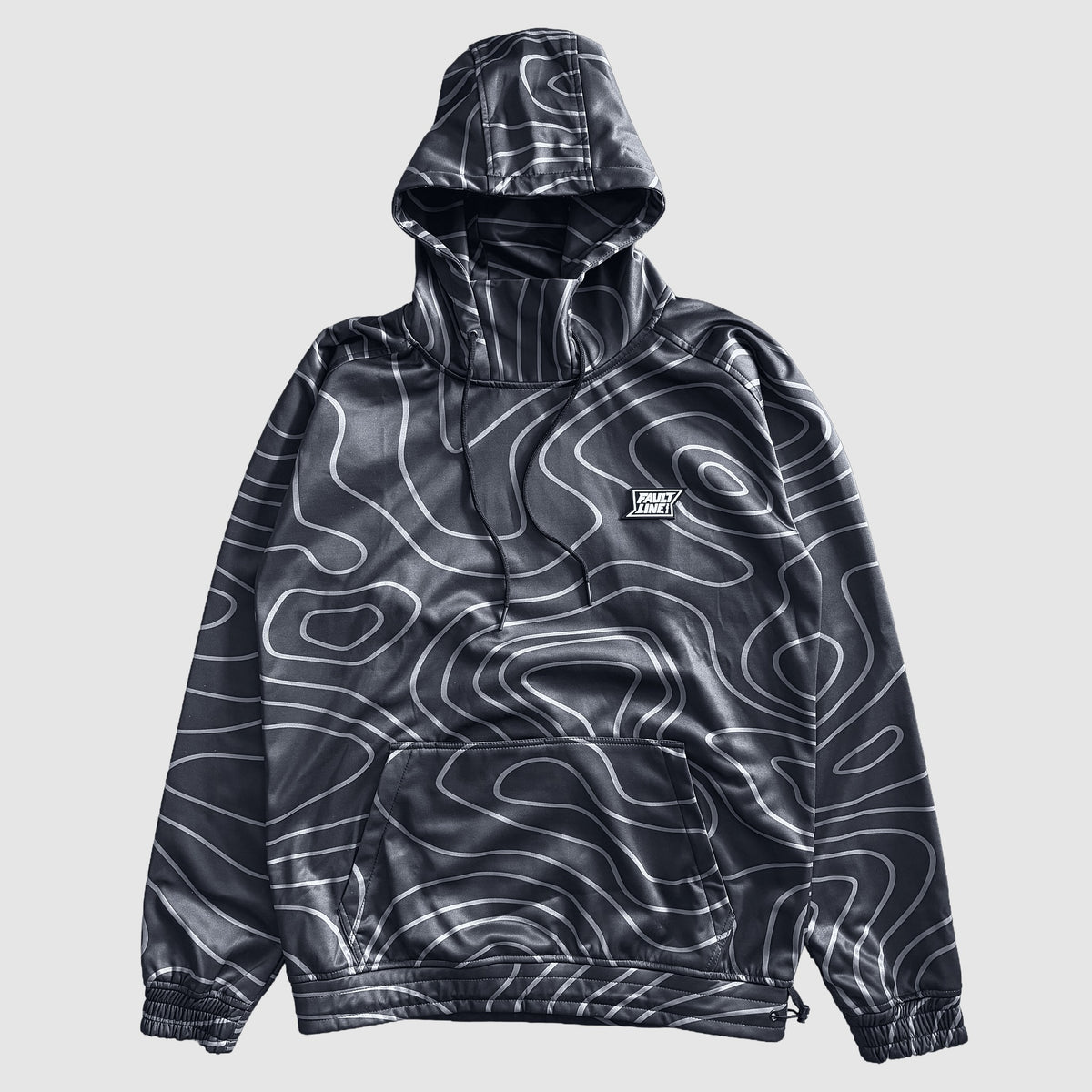 Coaster Weatherproof Hoodie - Graphite Topo