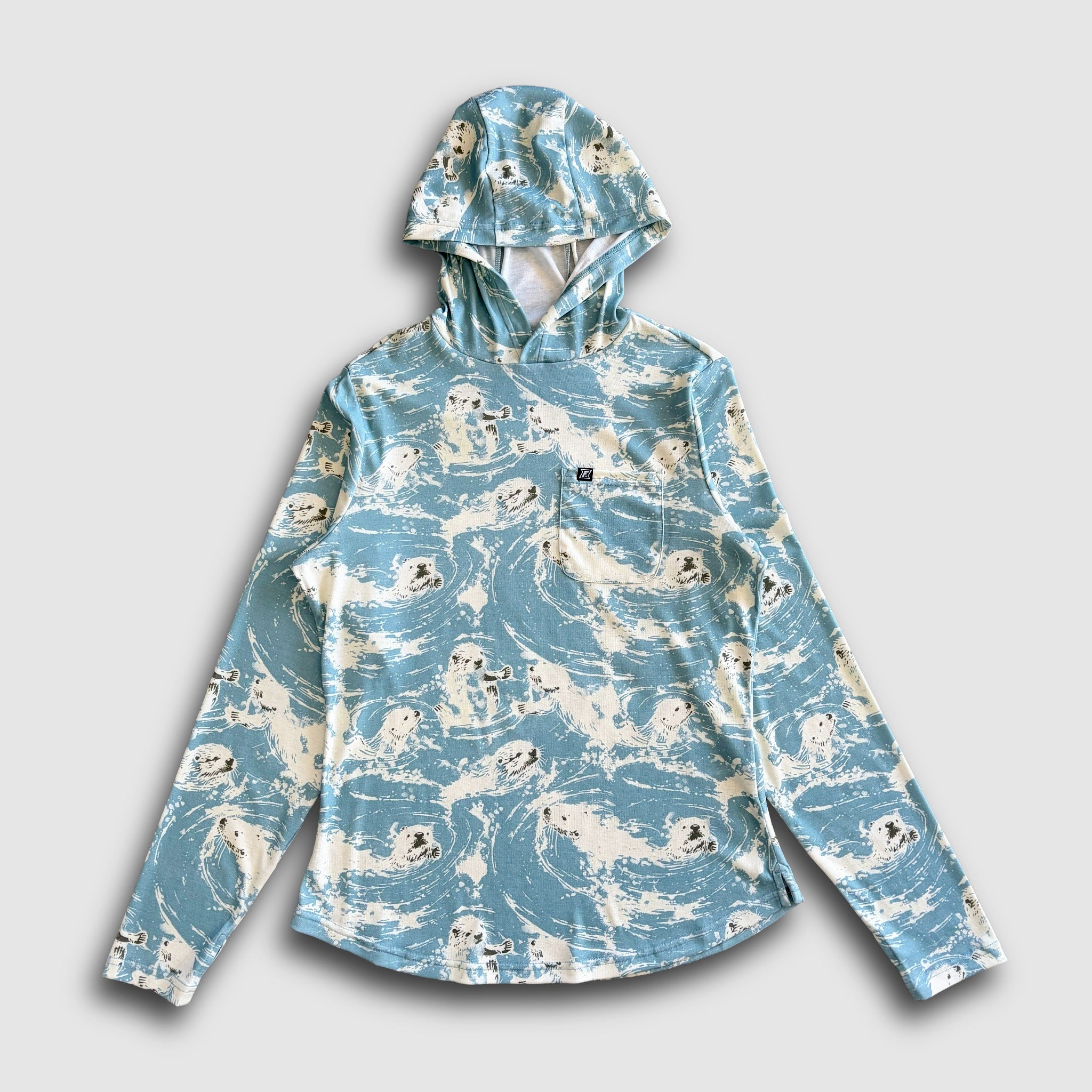 Women's Carson Sun Hoodie - Sea Otters | Faultline395