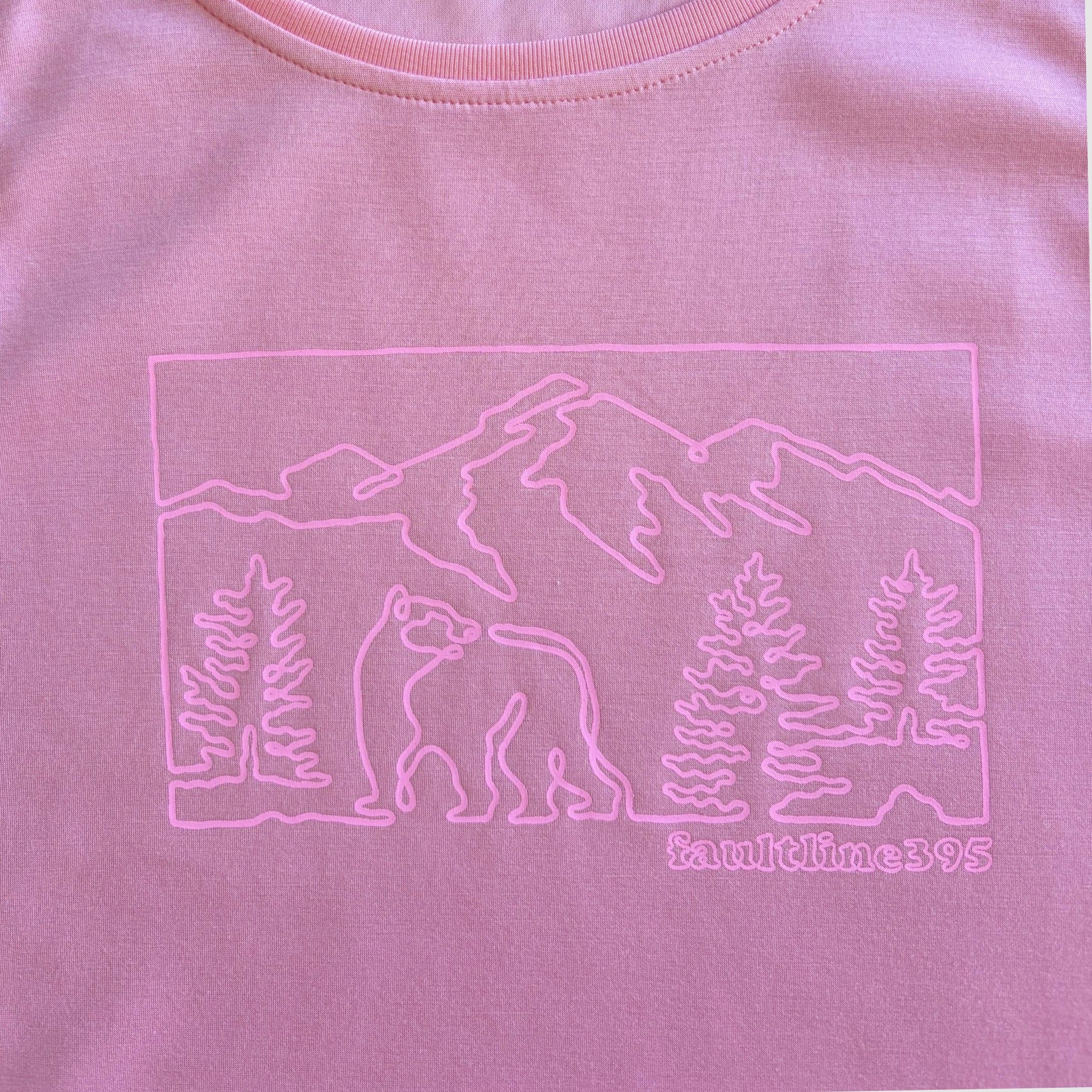 Women's Traverse Semi-Crop Tank Top - Pink