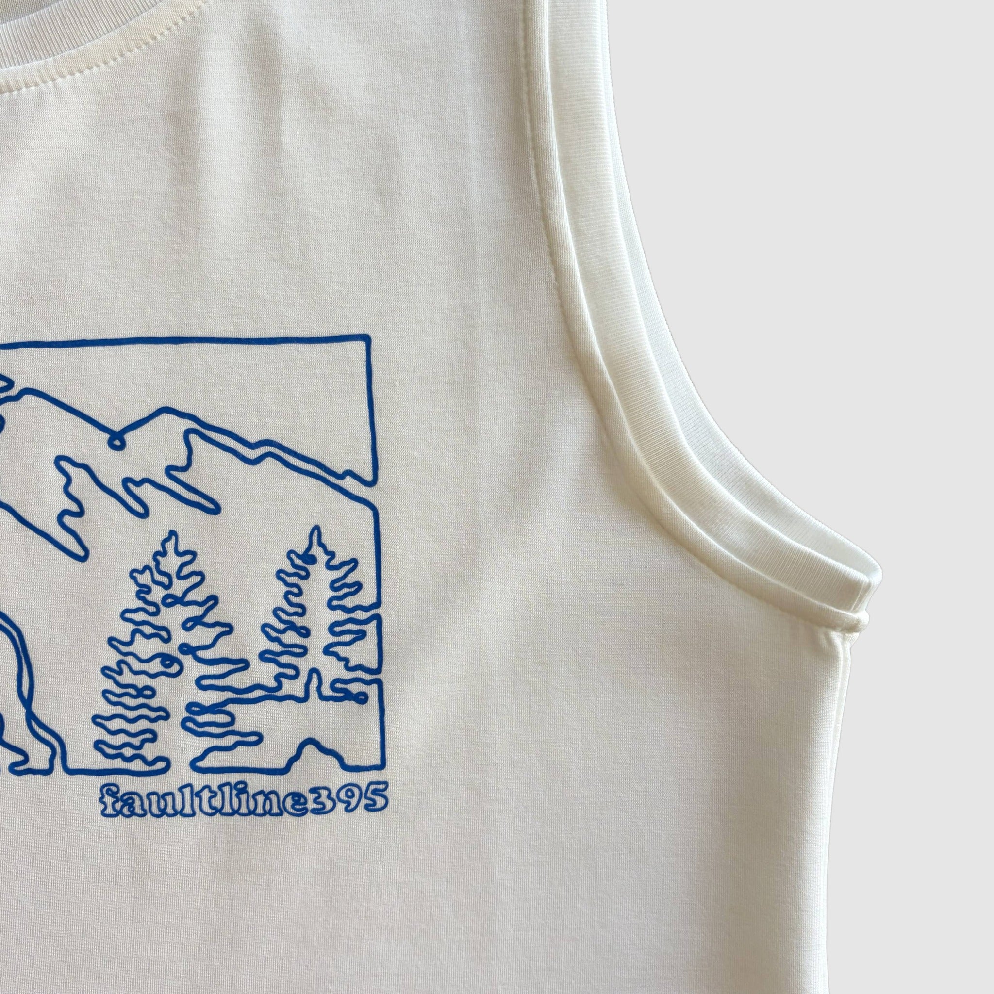 Women's Traverse Semi-Crop Tank Top - White