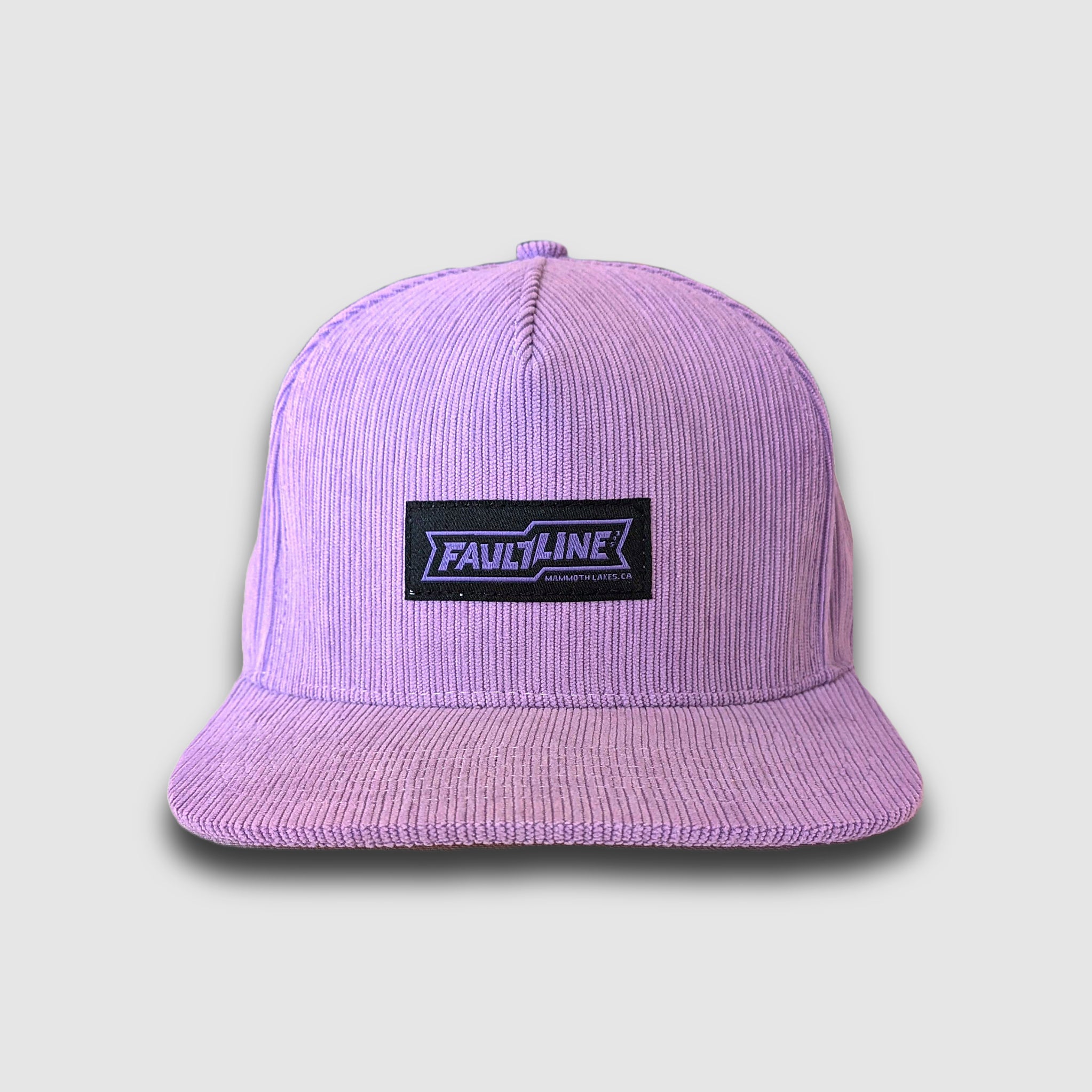 Corduroy Snapback Hat - Lilac