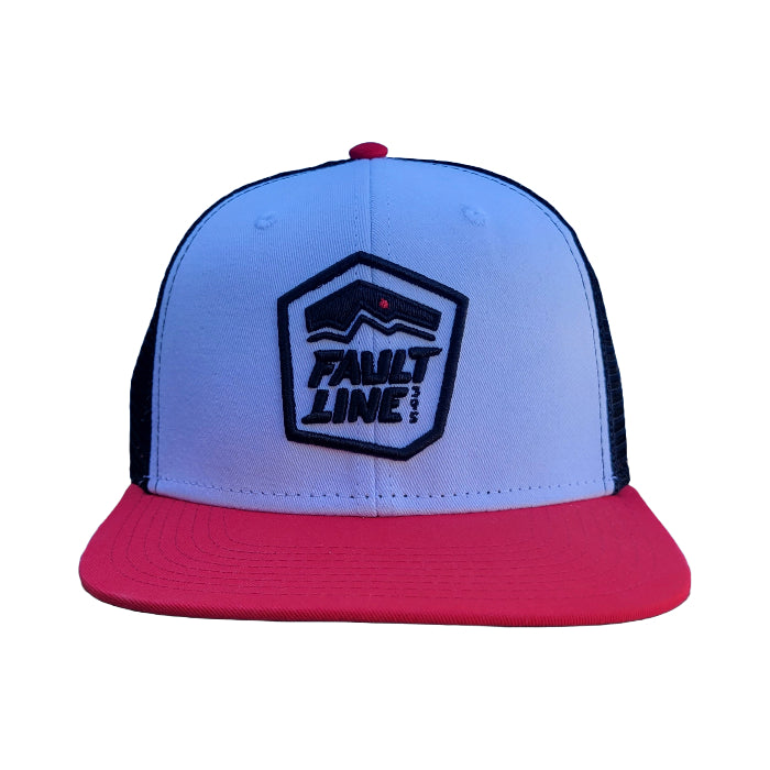 Sunset Premium Trucker Hat - White/Red