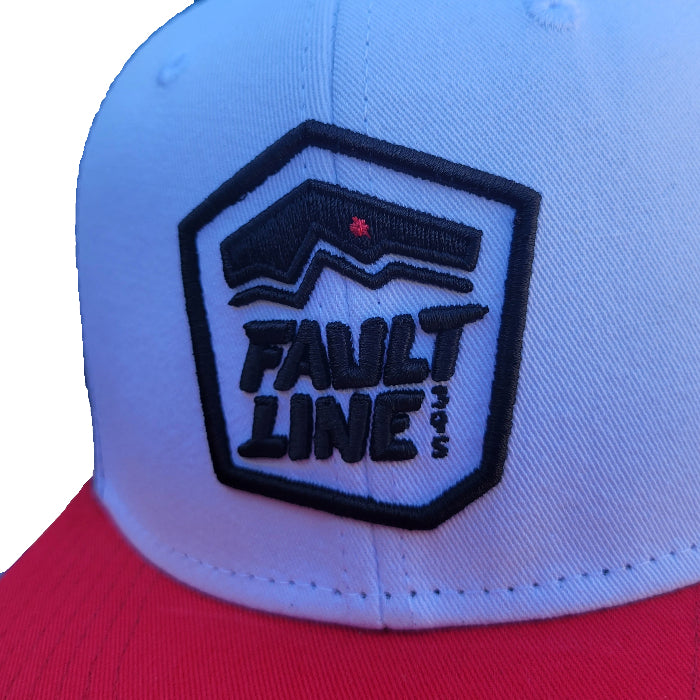 Sunset Premium Trucker Hat - White/Red