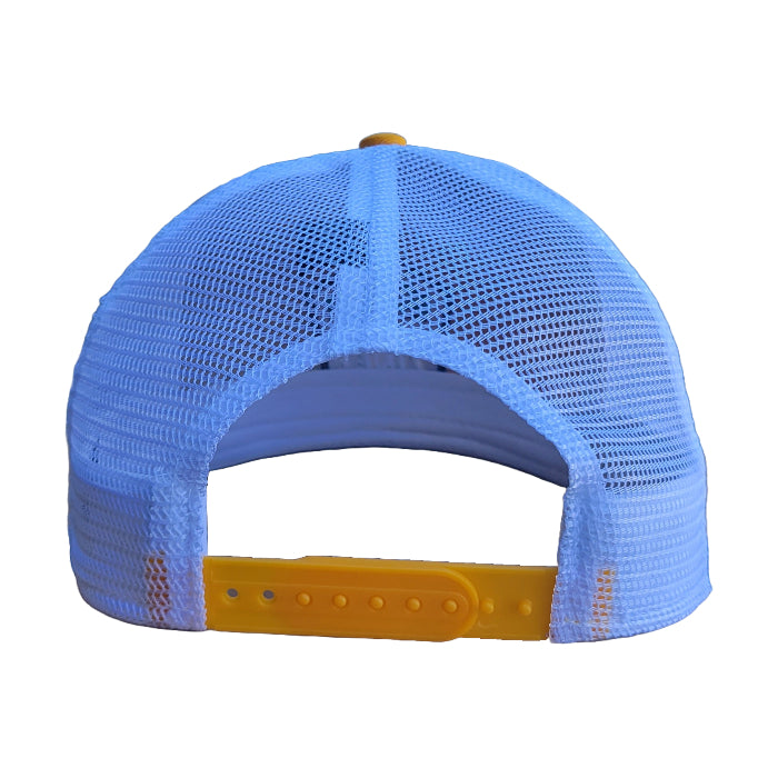 Sunset Premium Trucker Hat - Gold/Teal