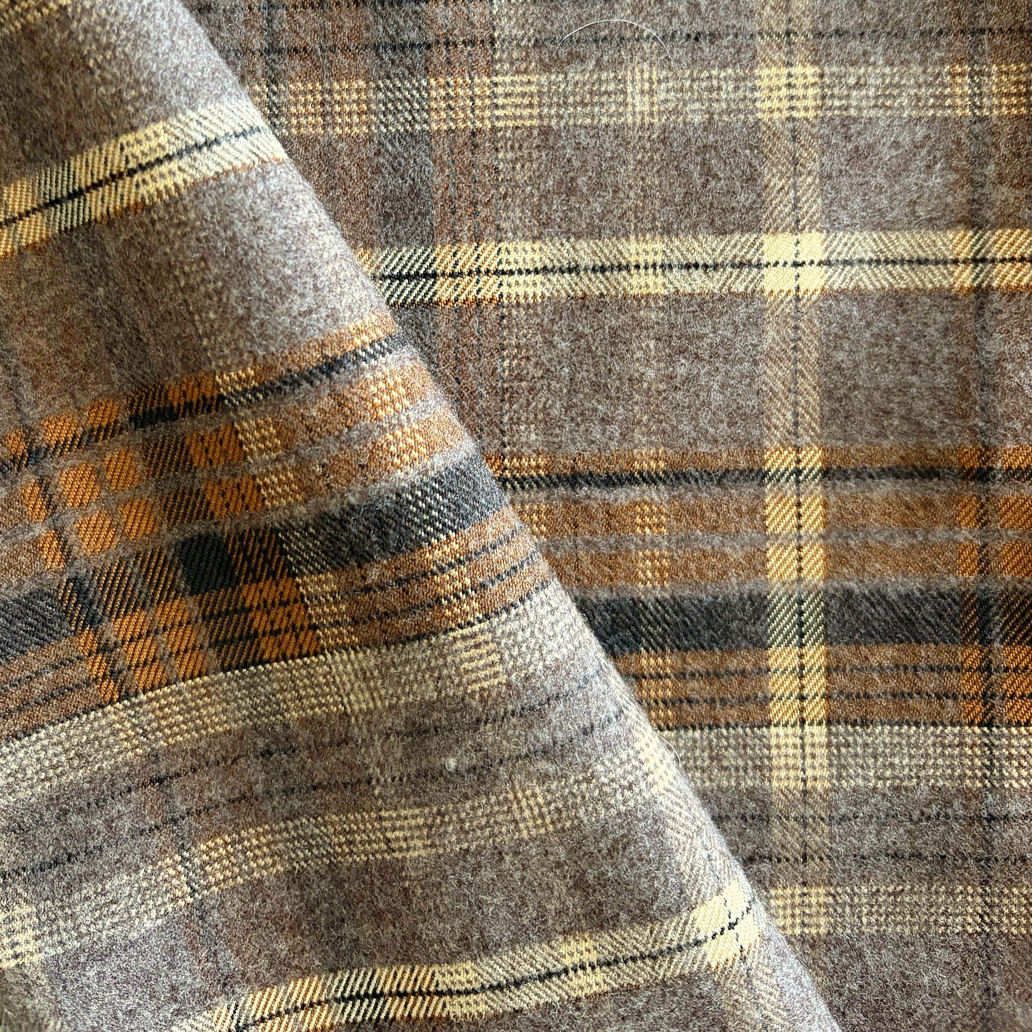 Women's Highland Tech Flannel - Heather Brown/Tan