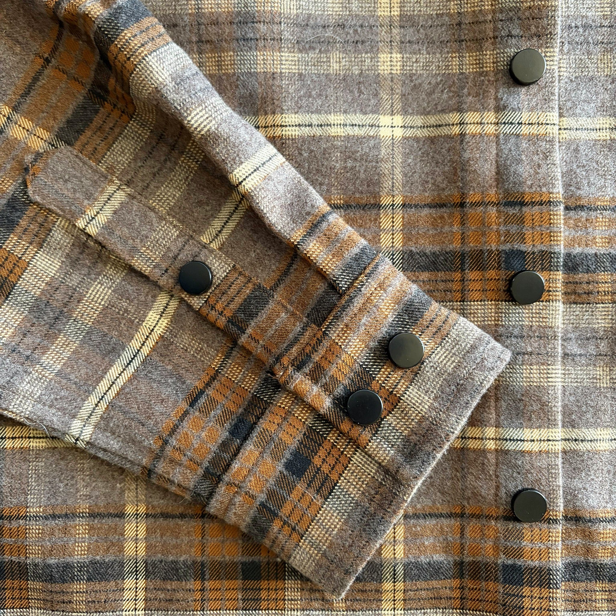 Women's Highland Tech Flannel - Heather Brown/Tan