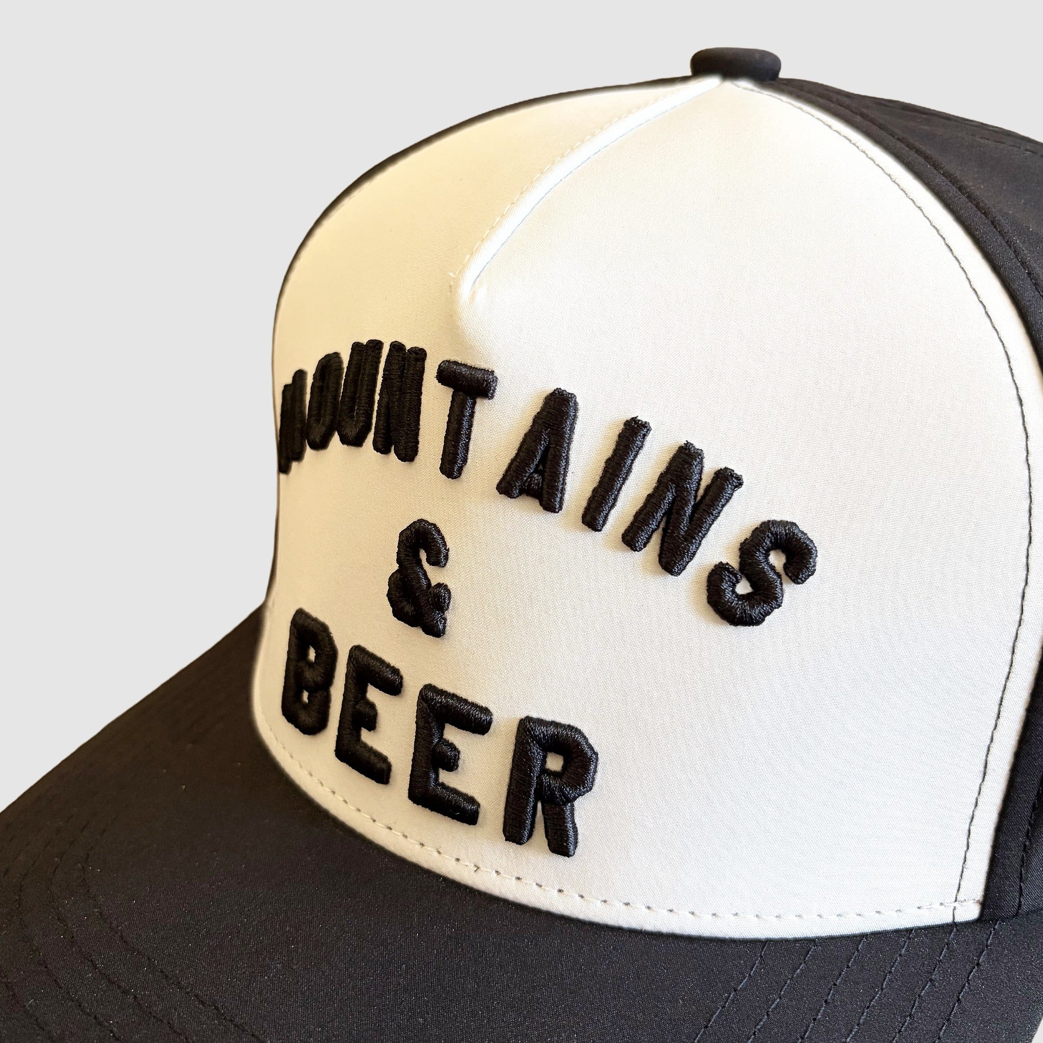 F395 x Distant Brewing Mountains & Beer Hat - Black/White