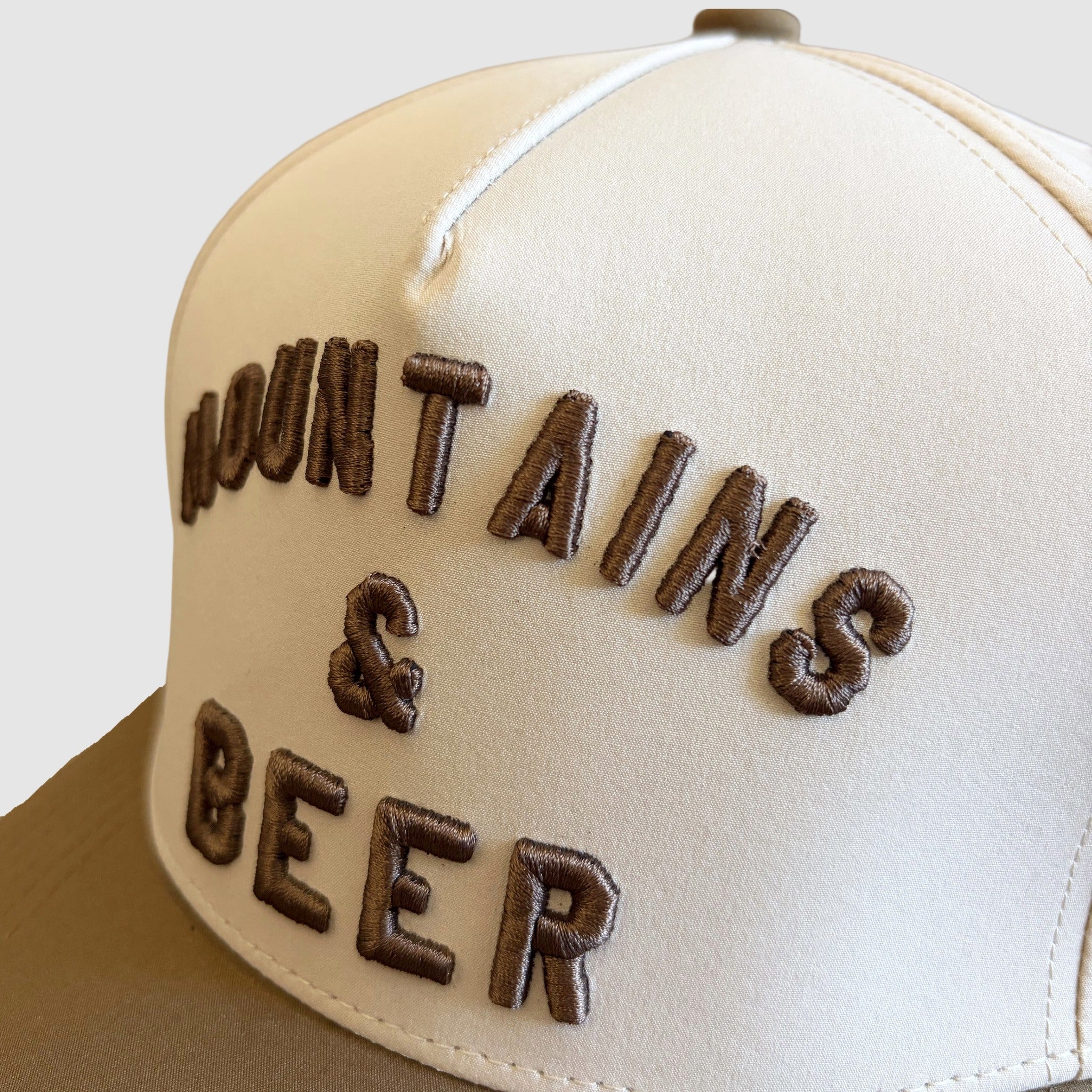 F395 x Distant Brewing Mountains & Beer Hat - Sand/Brown