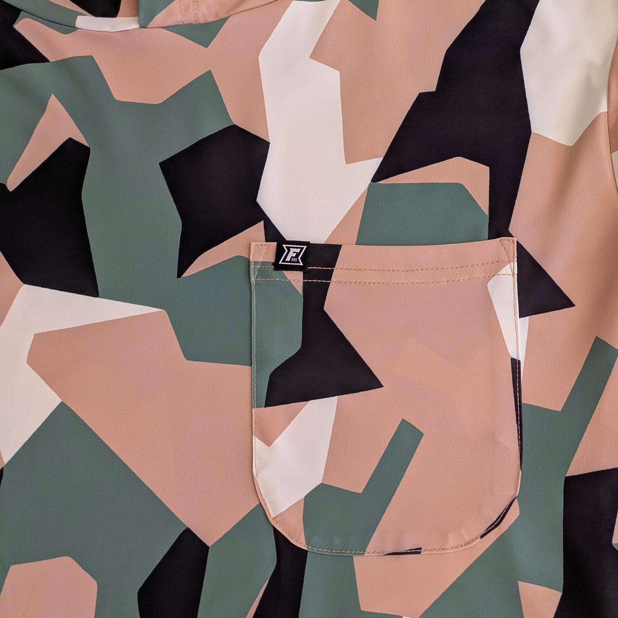 Carson Sun Hoodie - Tan Swedish Camo