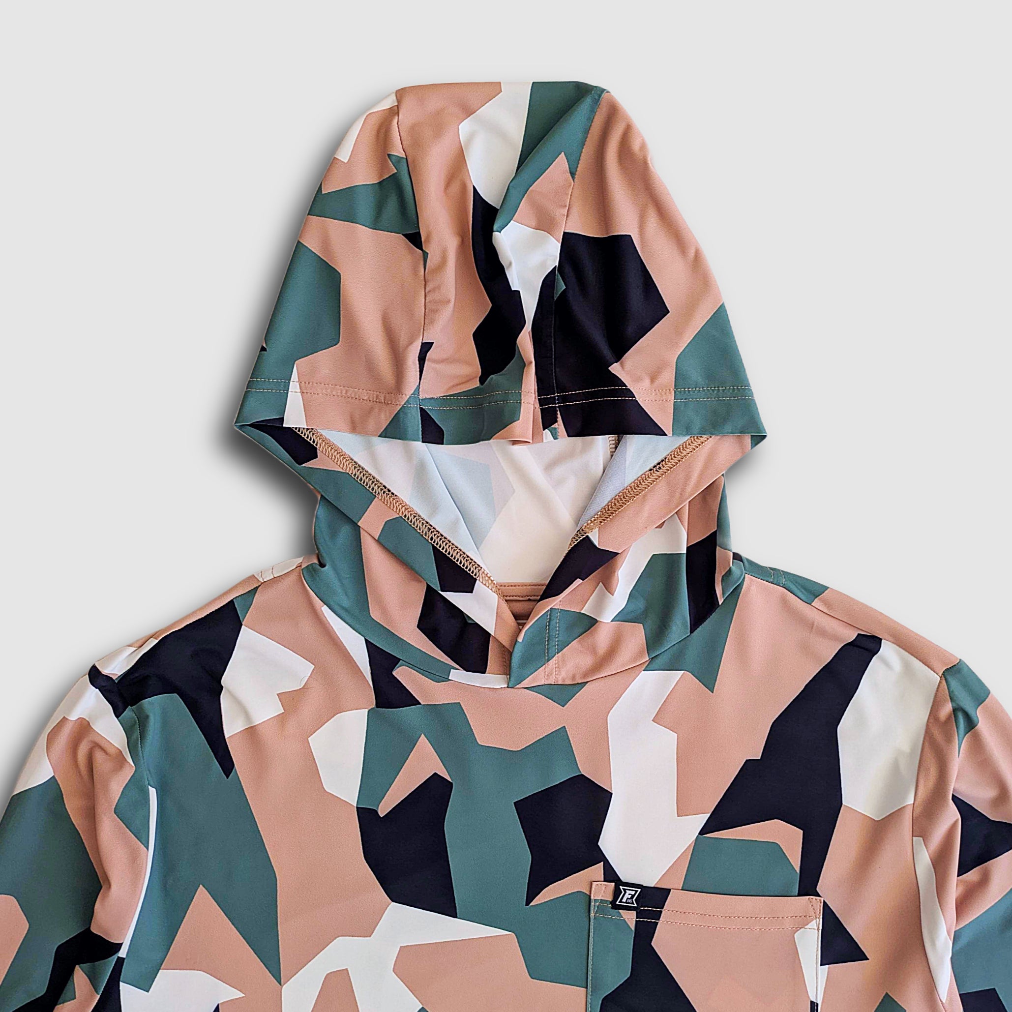Carson Sun Hoodie - Tan Swedish Camo
