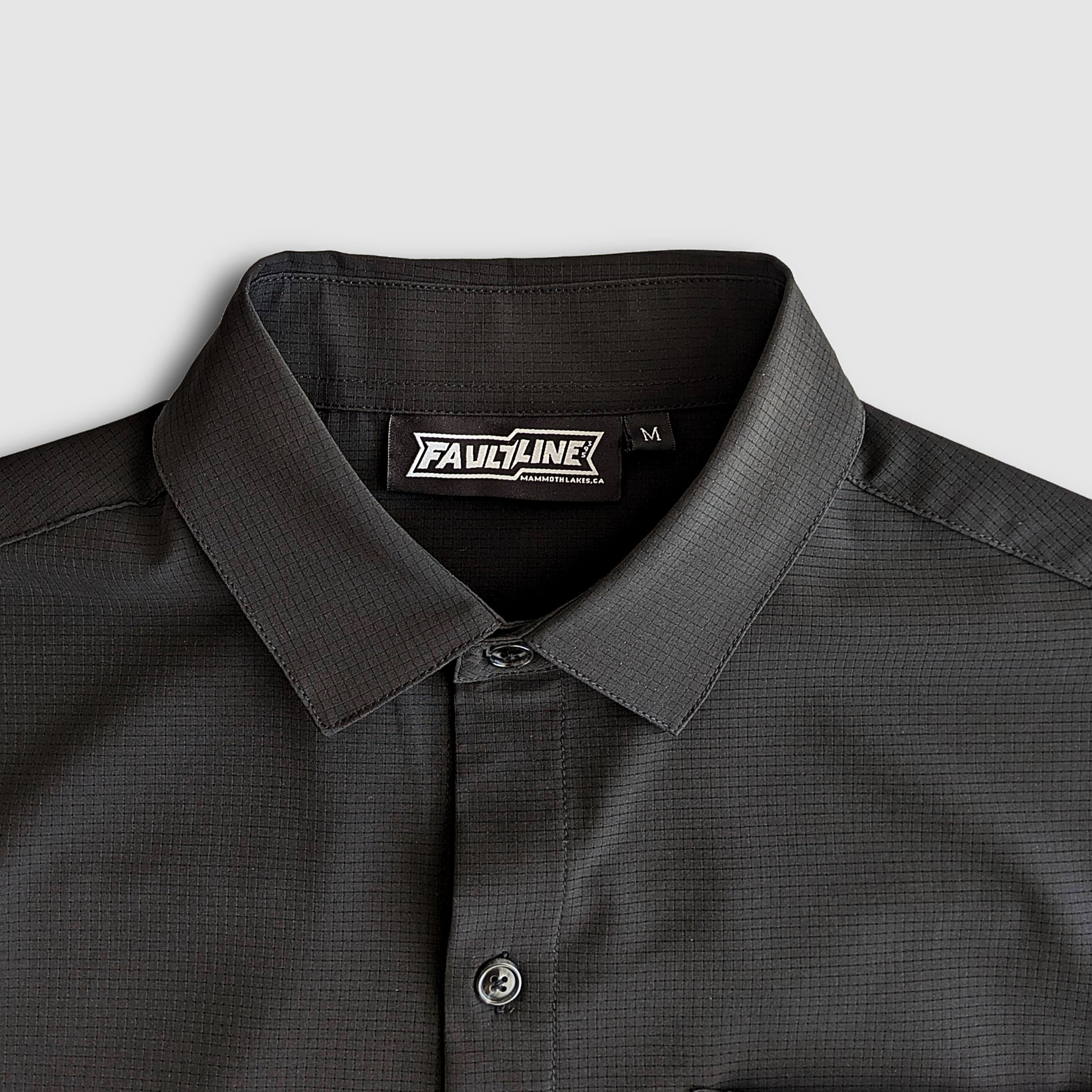 Langley Performance Button Up Shirt - Blackout
