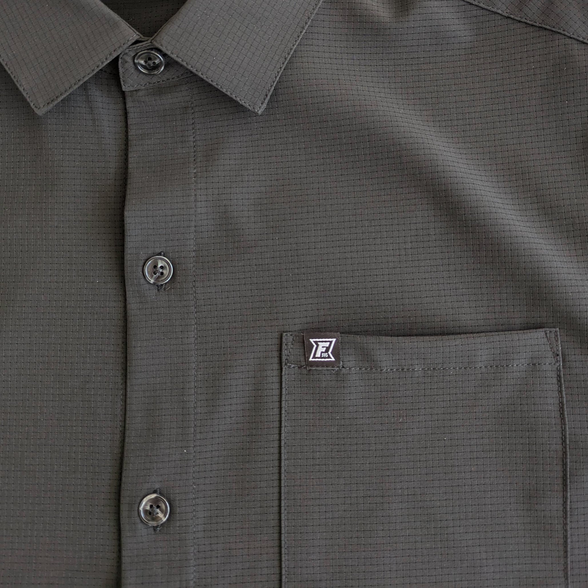 Langley Tech Button Up Shirt - Blackout