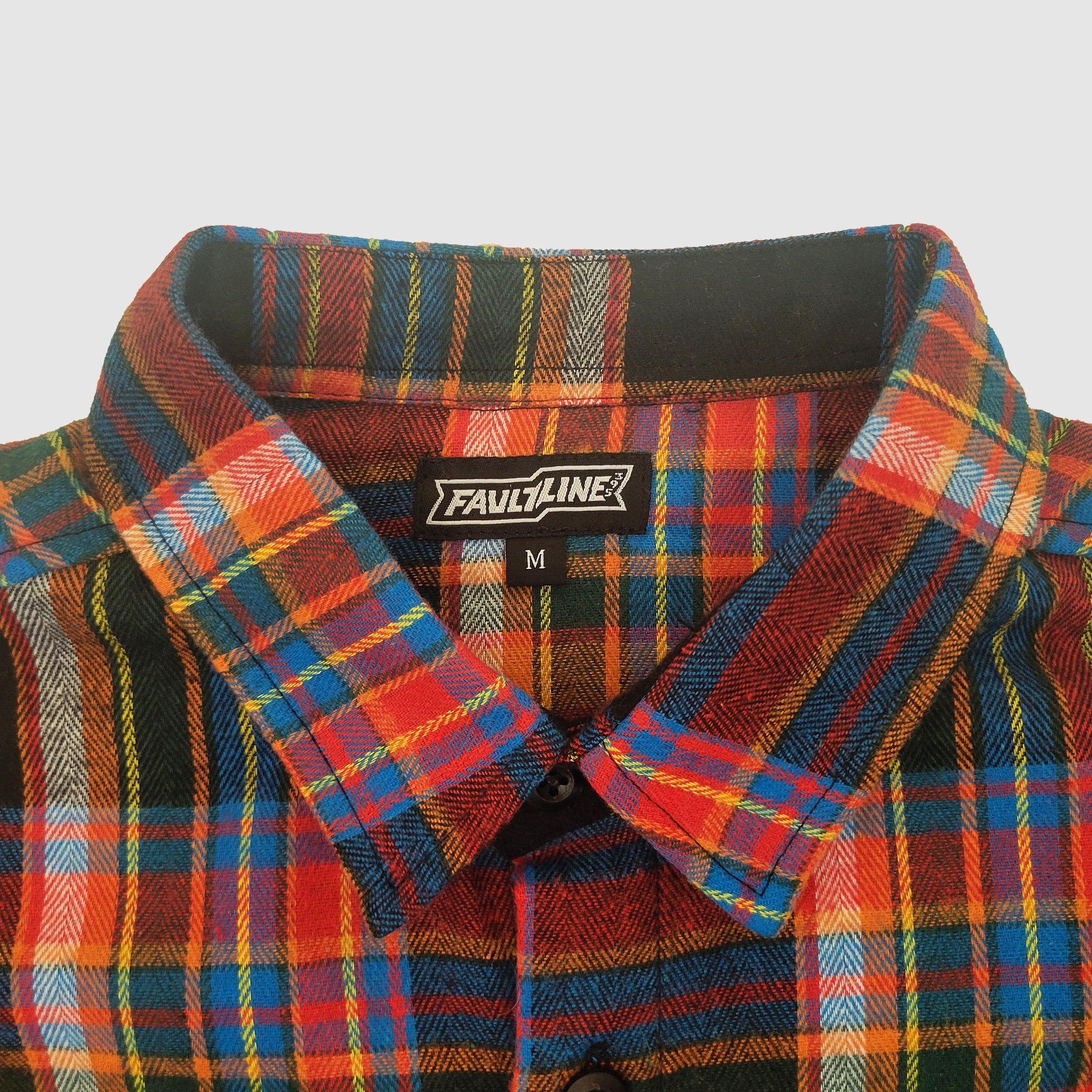 McCoy Button-up Flannel - Red/Blue/Black