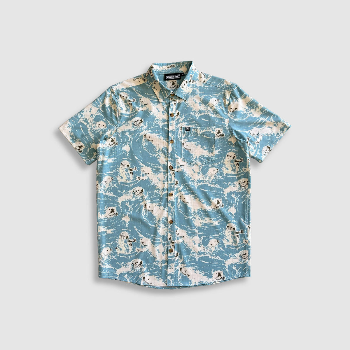 Langley Tech Button Up Shirt - Sea Otter