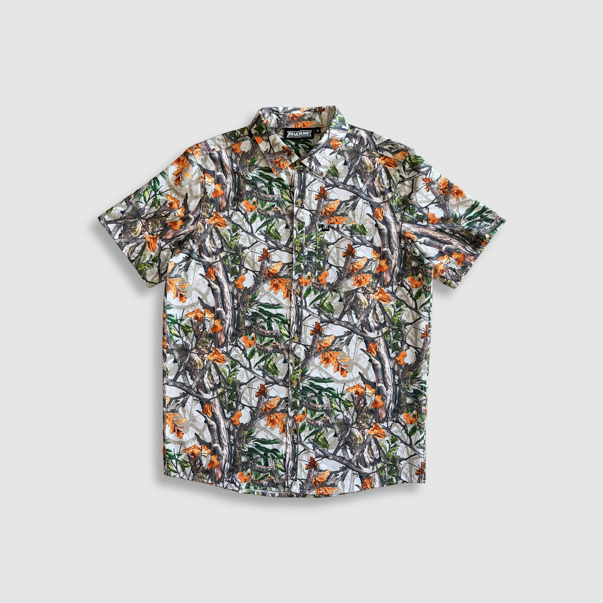 Langley Tech Button Up Shirt - Woodland