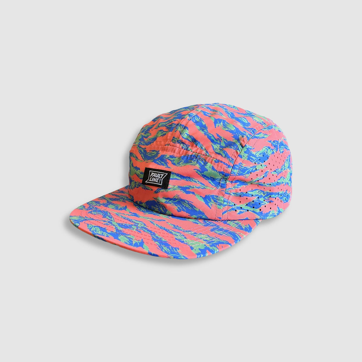 Bridgeport 5-Panel Camper Hat - Pink Tiger Camo