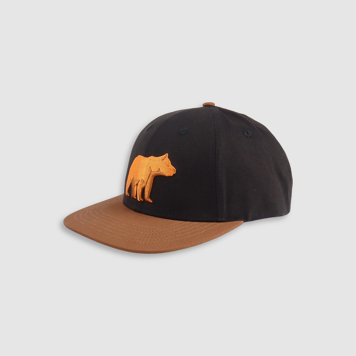 Big Bear Snapback Hat - Black