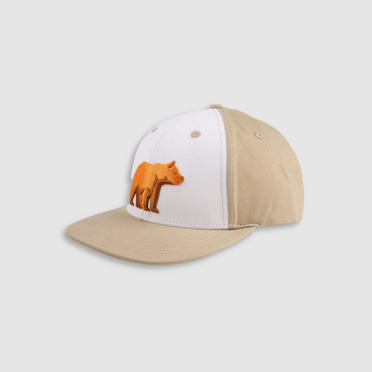 Big Bear Snapback Hat - Tan