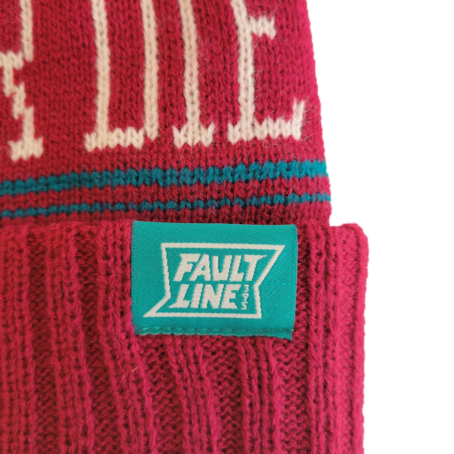 Ride or Die Beanie - Boysenberry/Teal