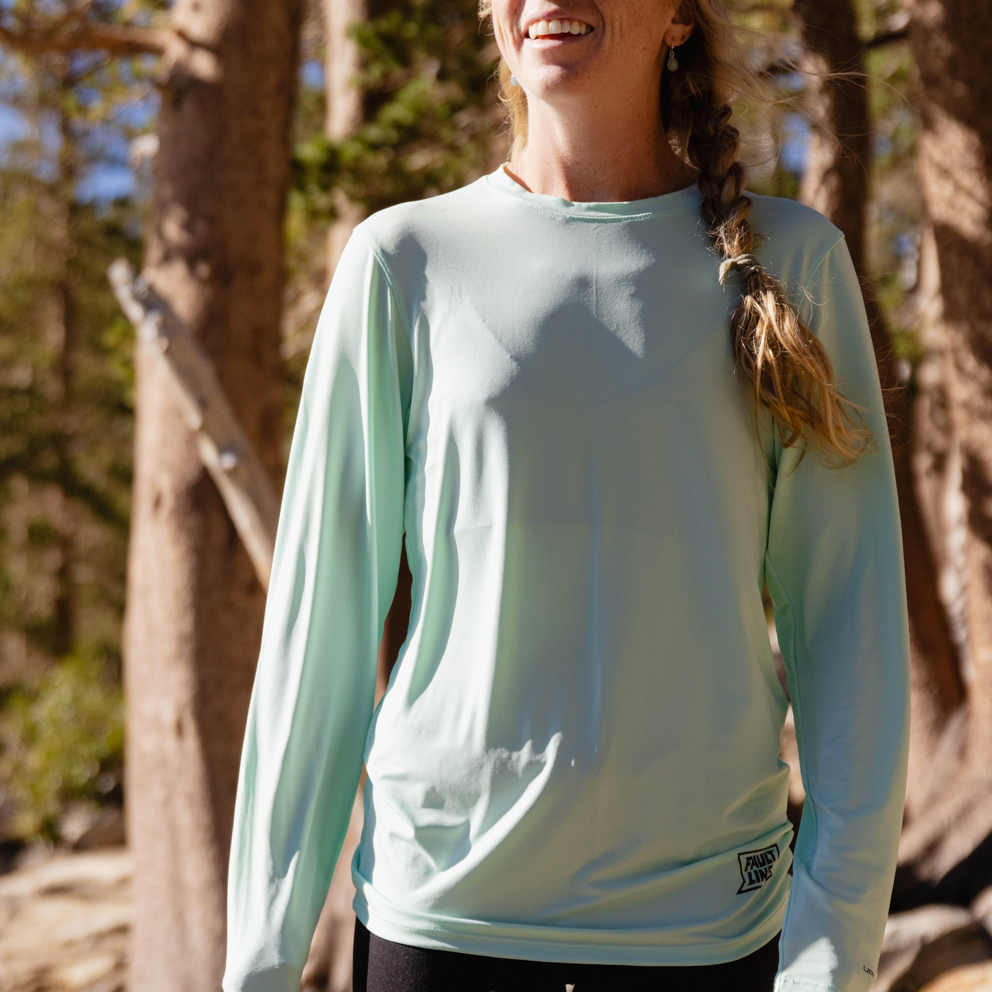 Stretch Tech Tee L/S - Mint Green