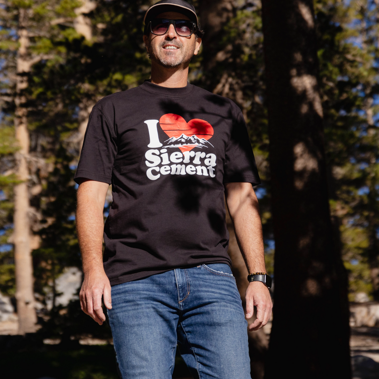 Sierra Cement Tee - Black