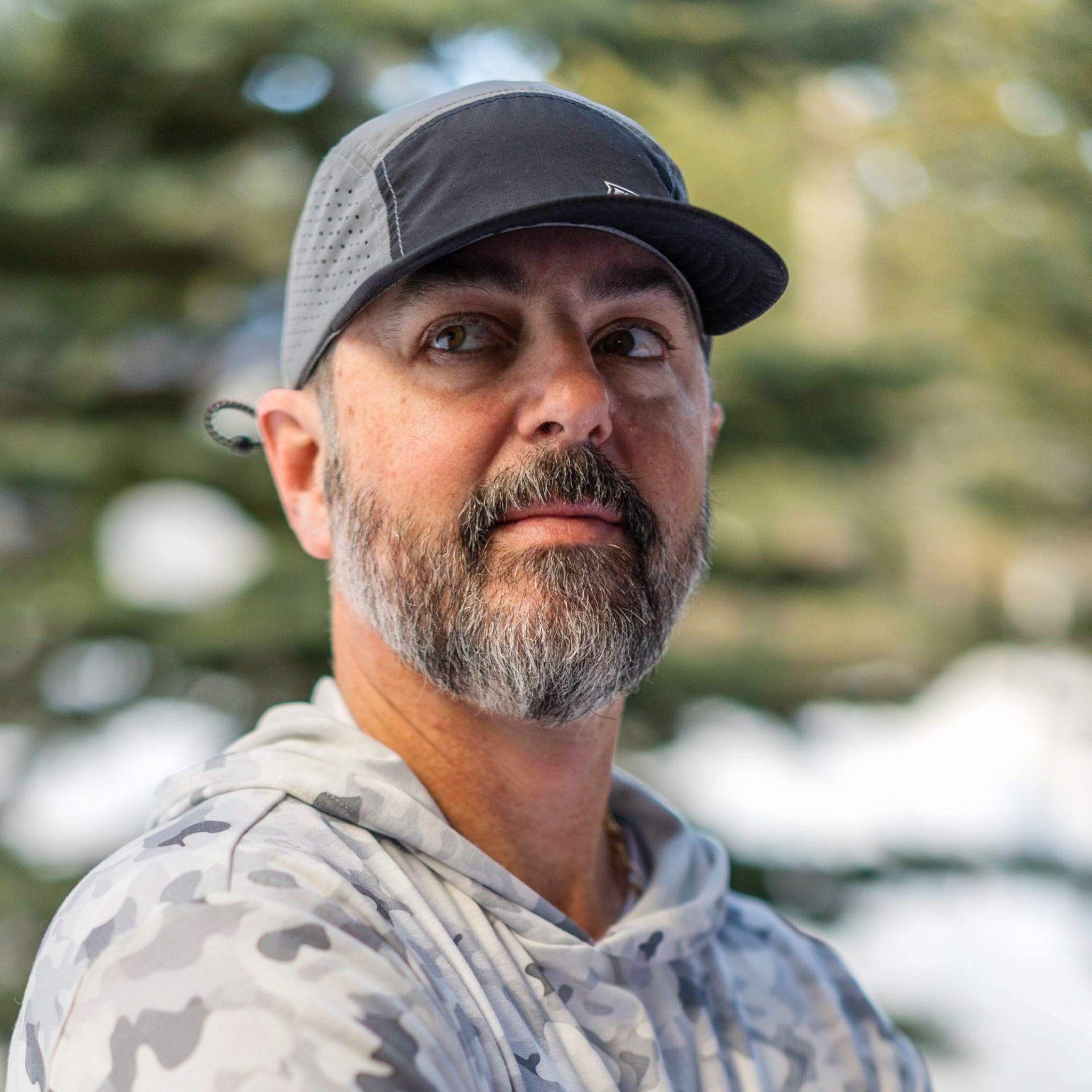 Crushable 5-Panel Camper Hat - Black/Grey