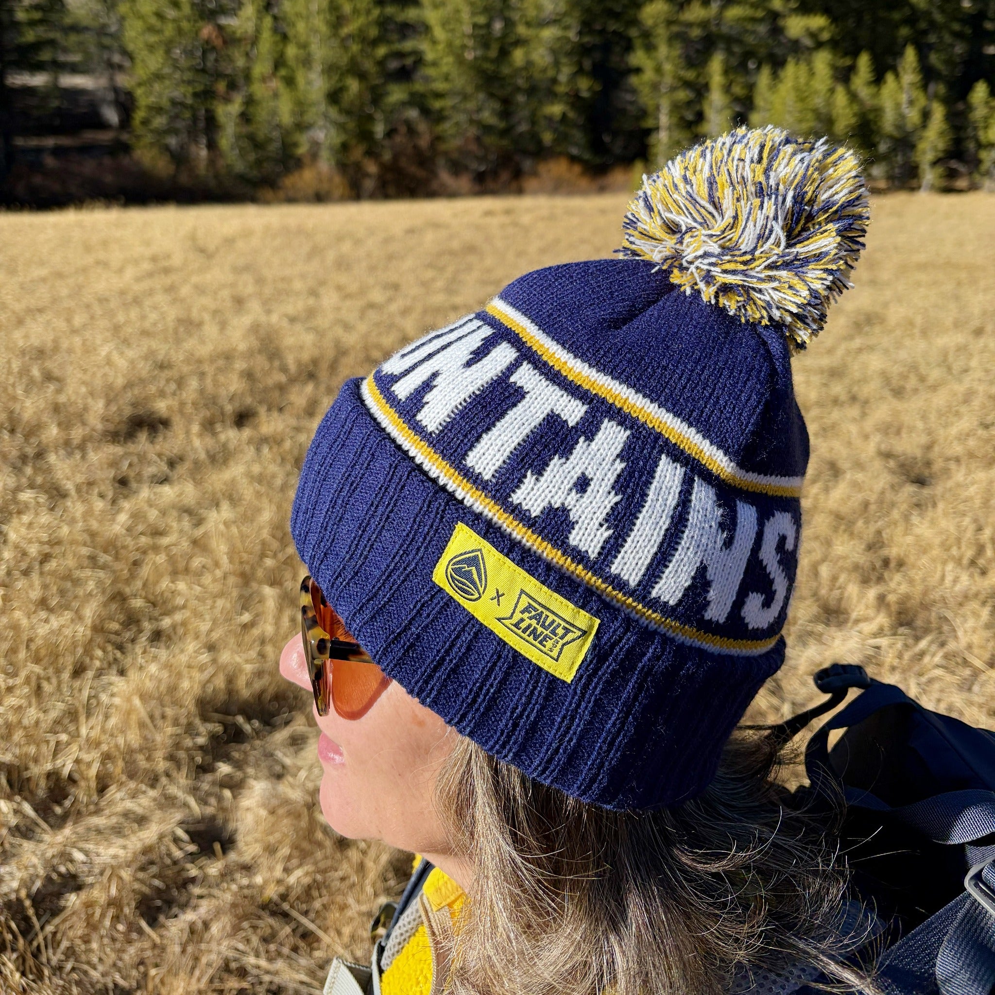 F395 X Distant Brewing Mountains & Beer Beanie - Cobalt Blue