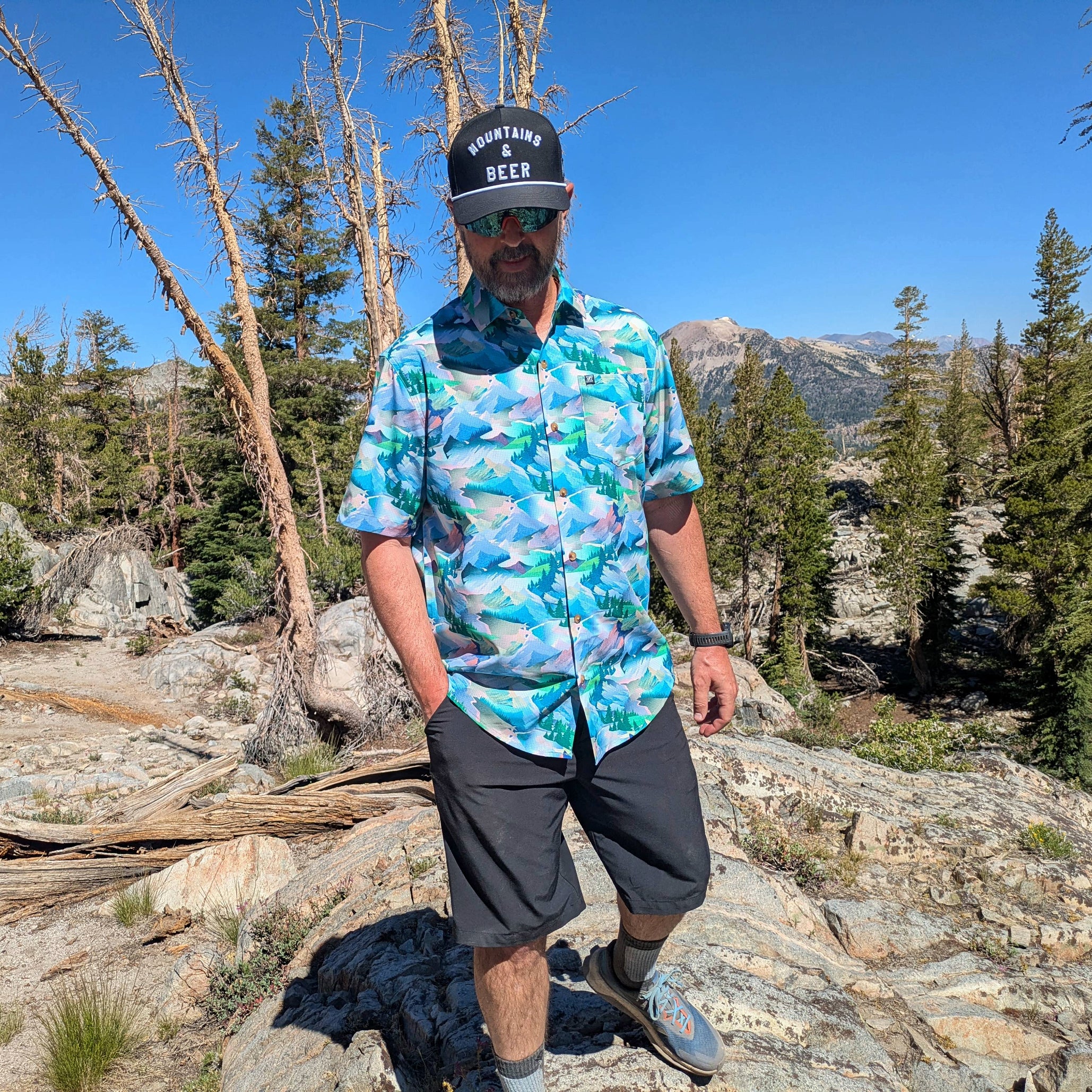 Langley Performance Button Up Shirt - Great Outdoors