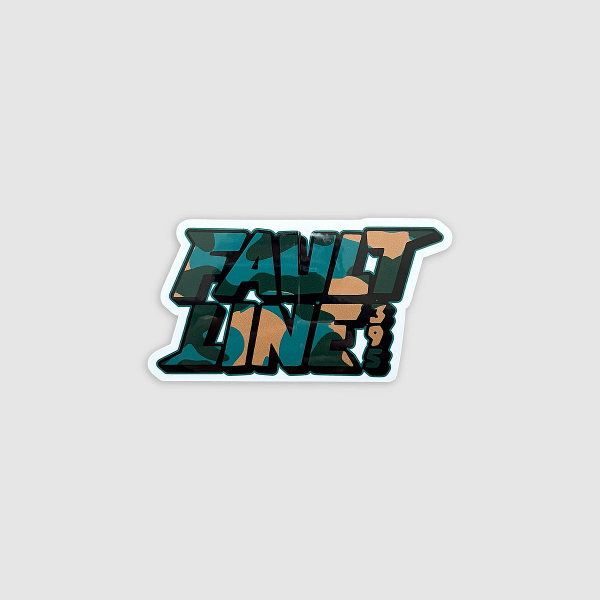 Classic Camo Logo Sticker
