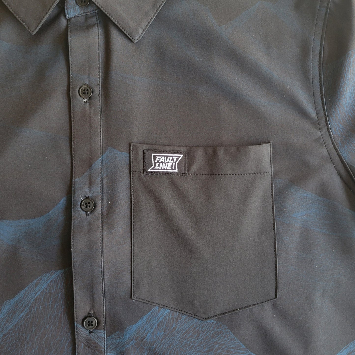 Langley Stretch Shirt - Mountain Print