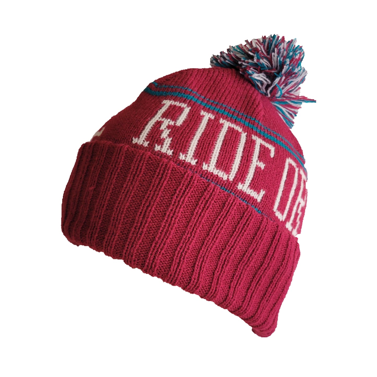 Ride or Die Beanie - Boysenberry/Teal