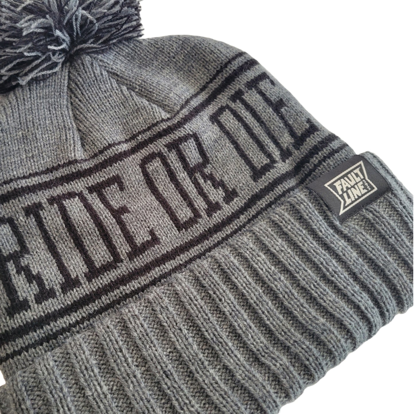 Ride or Die Beanie - Charcoal/Black