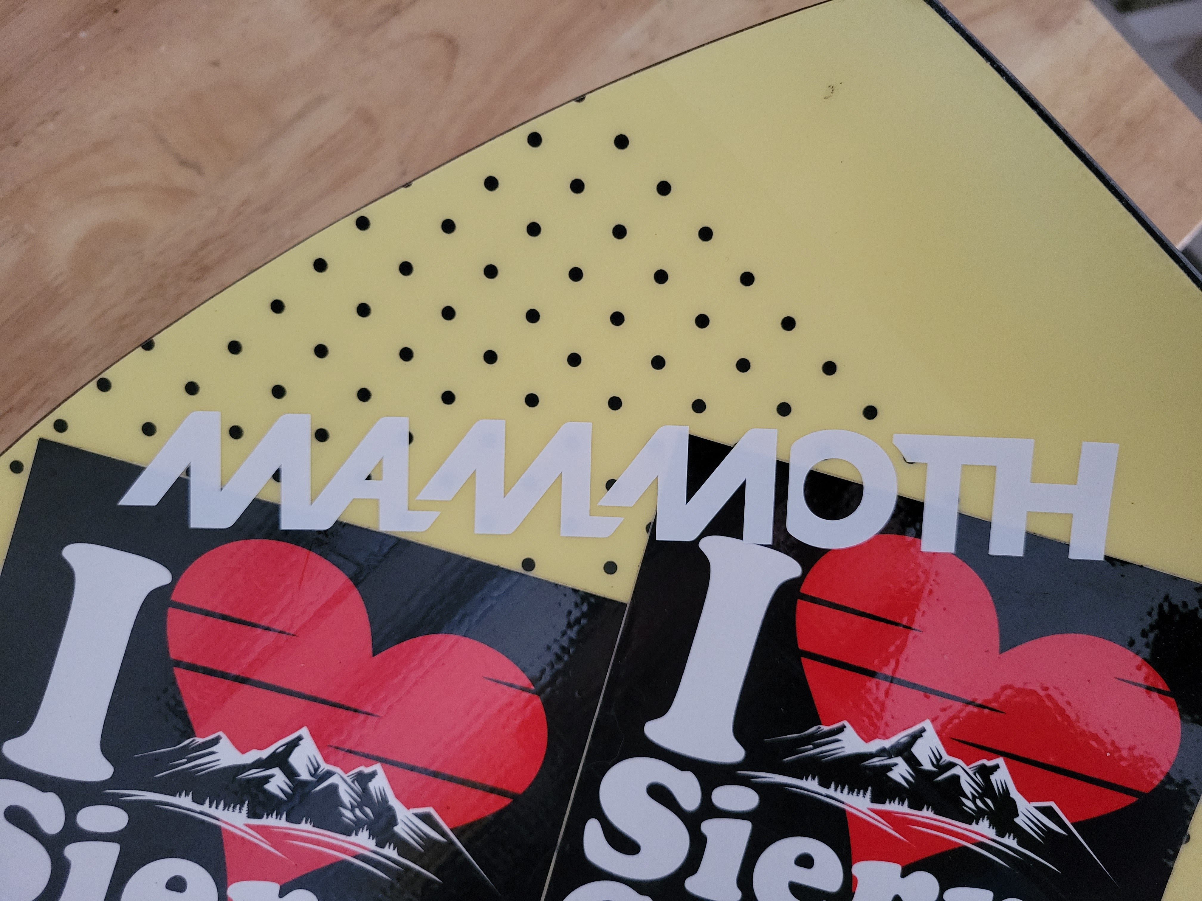 Mammoth Brand Logo Vinyl Die Cut Sticker