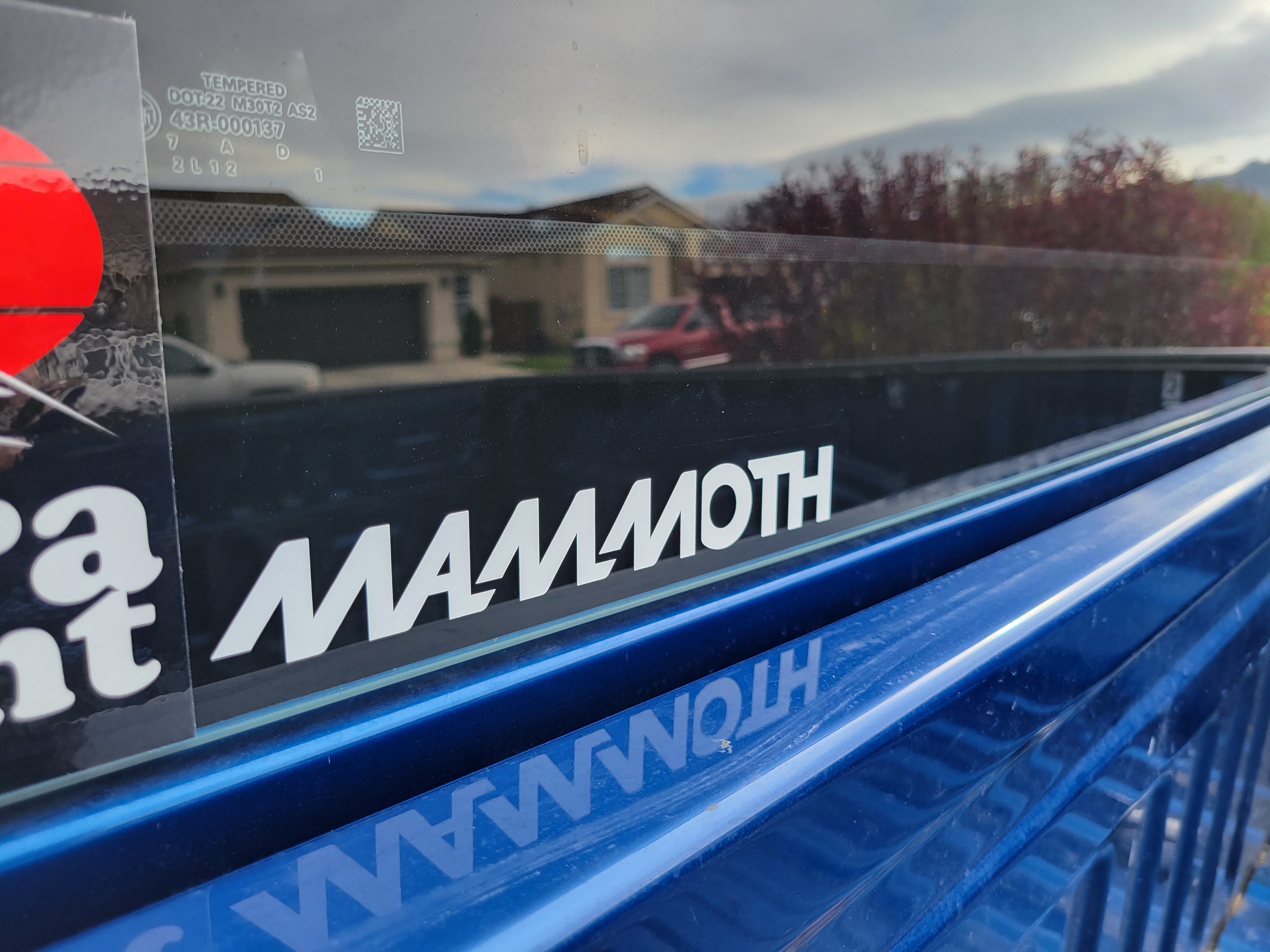 Mammoth Brand Logo Vinyl Die Cut Sticker
