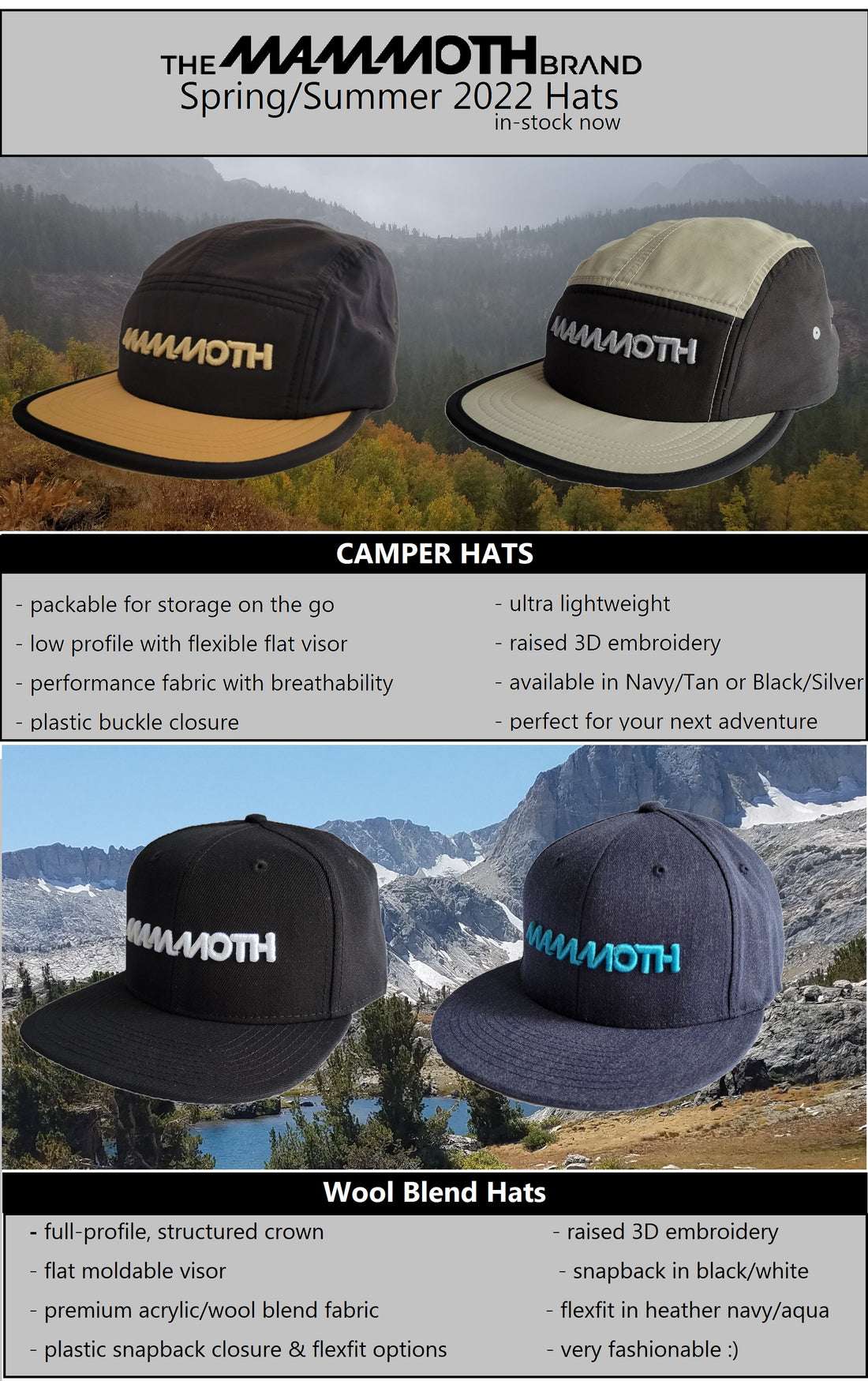 New Summer 2022 Hats In-Stock Now!