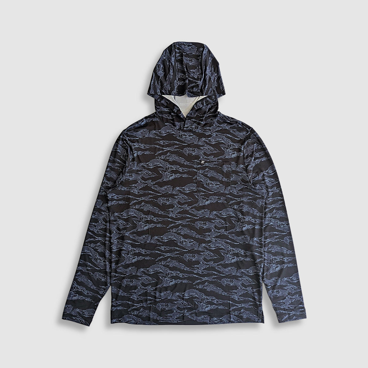 Carson Sun Hoodie - Black Tiger Camo