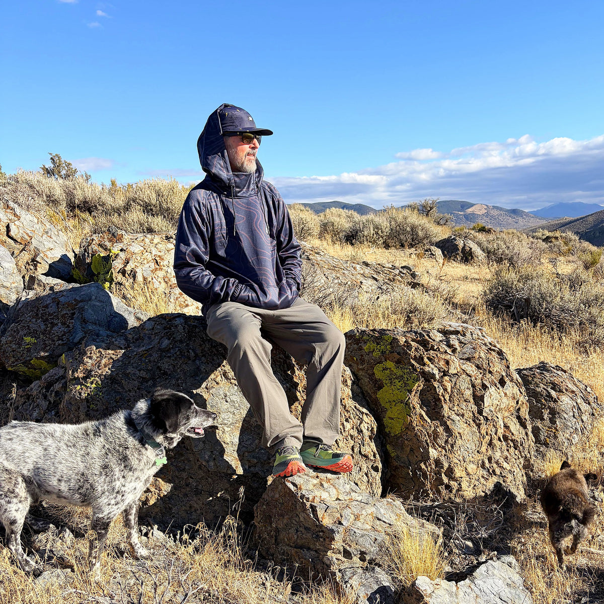 Coaster Riding Hoodie - Graphite Topo
