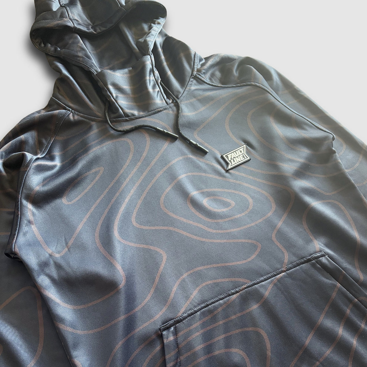 Coaster Riding Hoodie - Graphite Topo