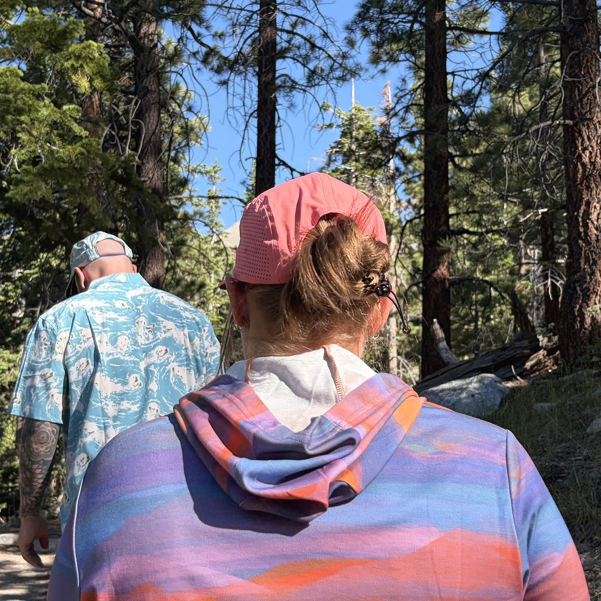 Crushable 5-Panel Camper Hat - Coral