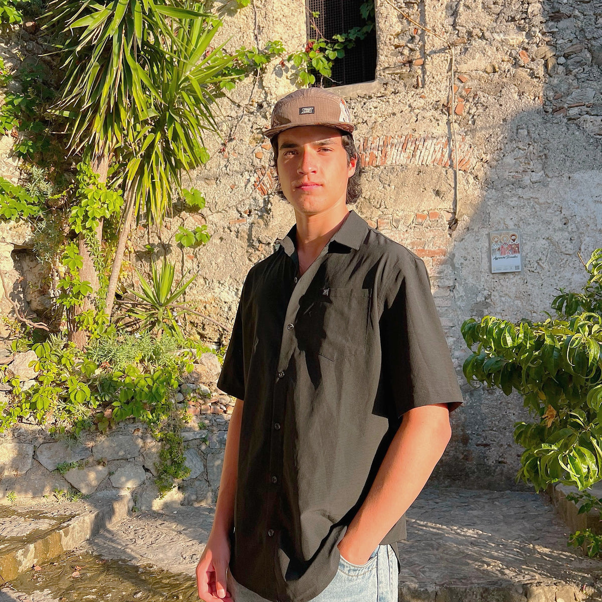 Bridgeport 5-Panel Camper Hat - Woodland
