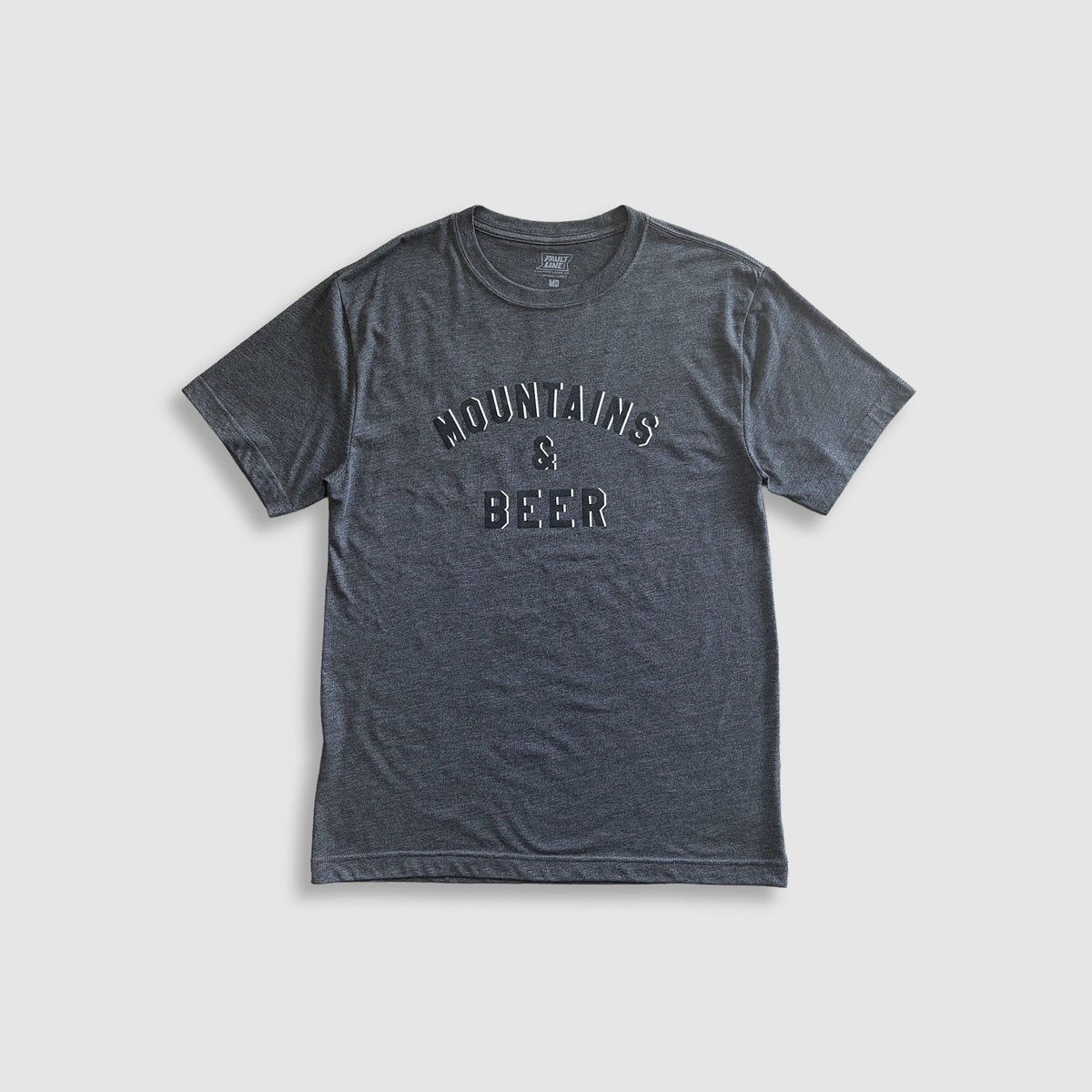 Mountains & Beer T-Shirt - Charcoal