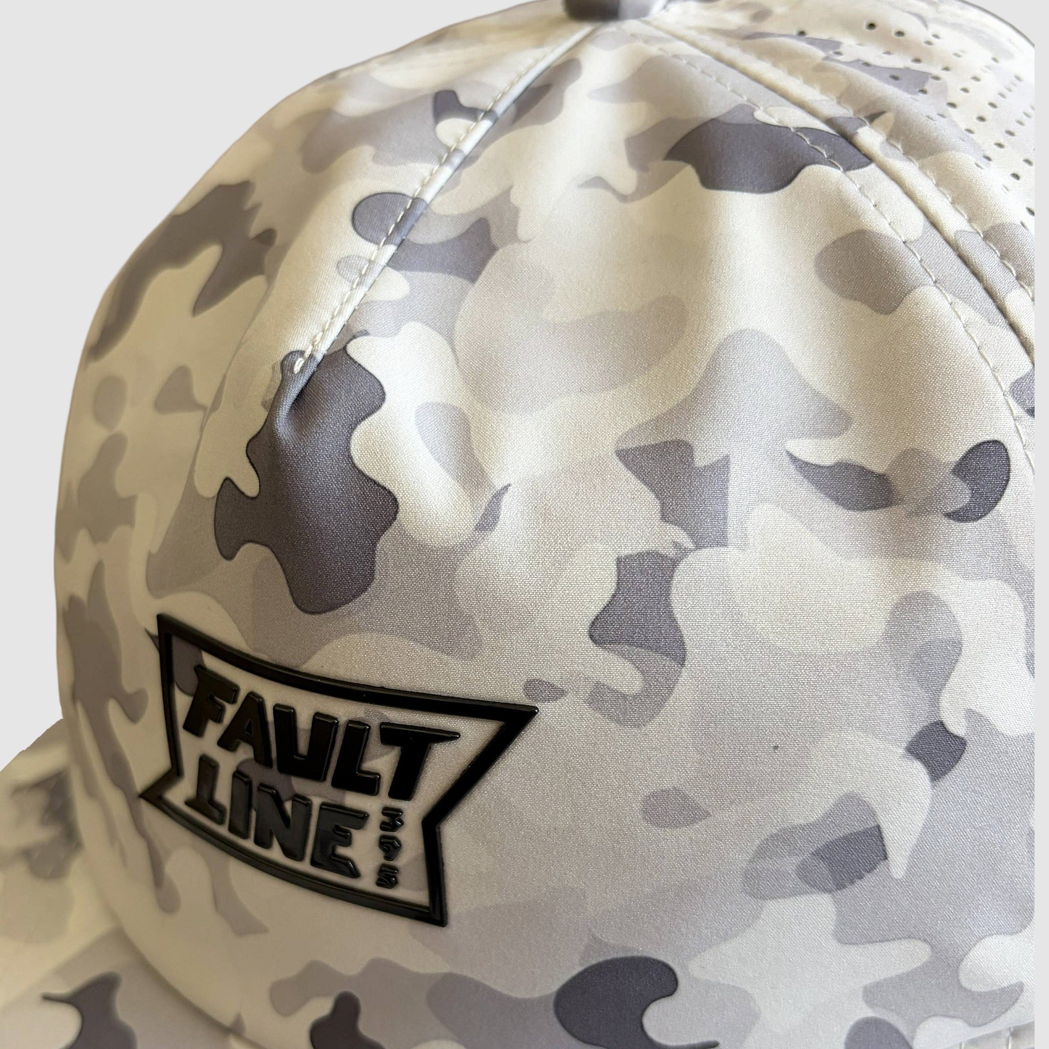 Detail shot of the fabric used on the Faultline395 14er hat